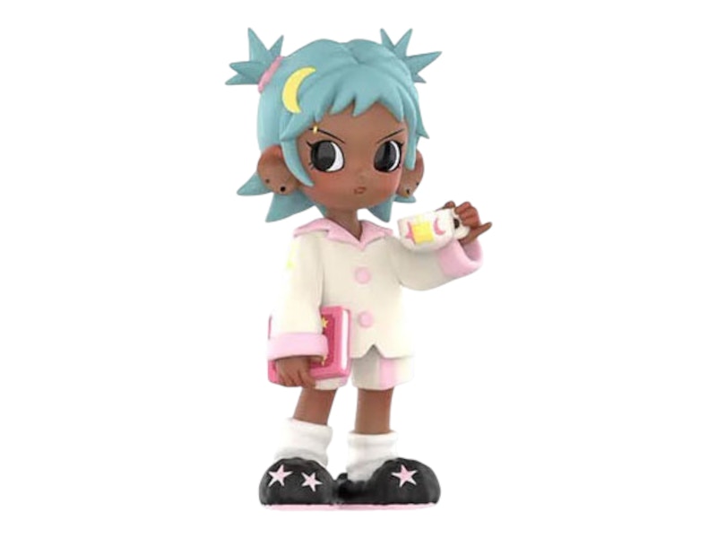 Pop Mart Lil Peach Riot Sleepover Series Frankie-Night Tea Figure