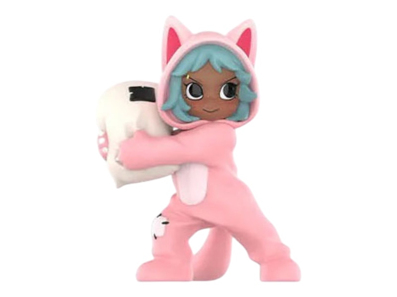 Pop Mart Lil Peach Riot Sleepover Series Frankie-Pillow Fight Figure