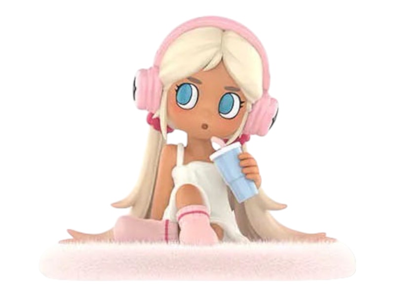 Pop Mart Lil Peach Riot Sleepover Series Poppy-Face Mask Figure