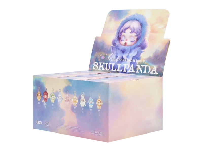Pop Mart L'impressionnisme θSKULLPANDA Series Plush Doll Sealed Case (9 Blind Box)
