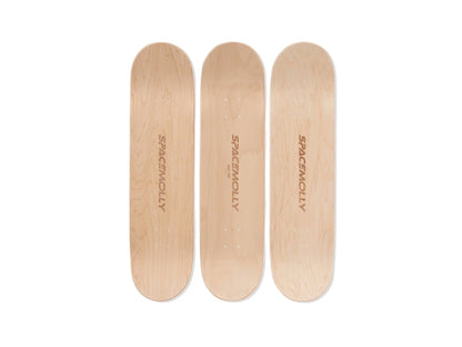 Pop Mart MEGA SPACE MOLLY Hello, Moon Skateboard Deck Set