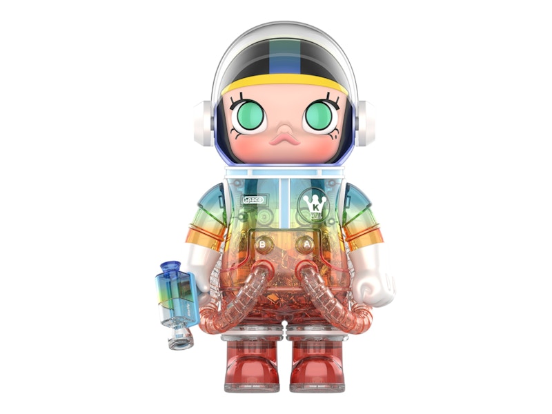 Pop Mart Mega Collection 400 % Space Molly Soft Drink Series Rainbow Paradise (Secret Edition) 400%