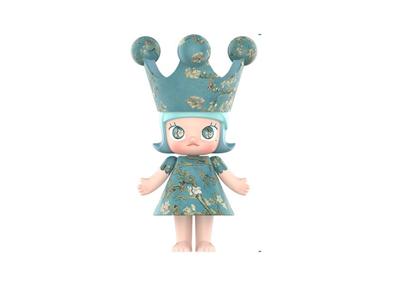 Pop Mart Mega Royal Molly Van Gogh Museum Almond Blossom 400%