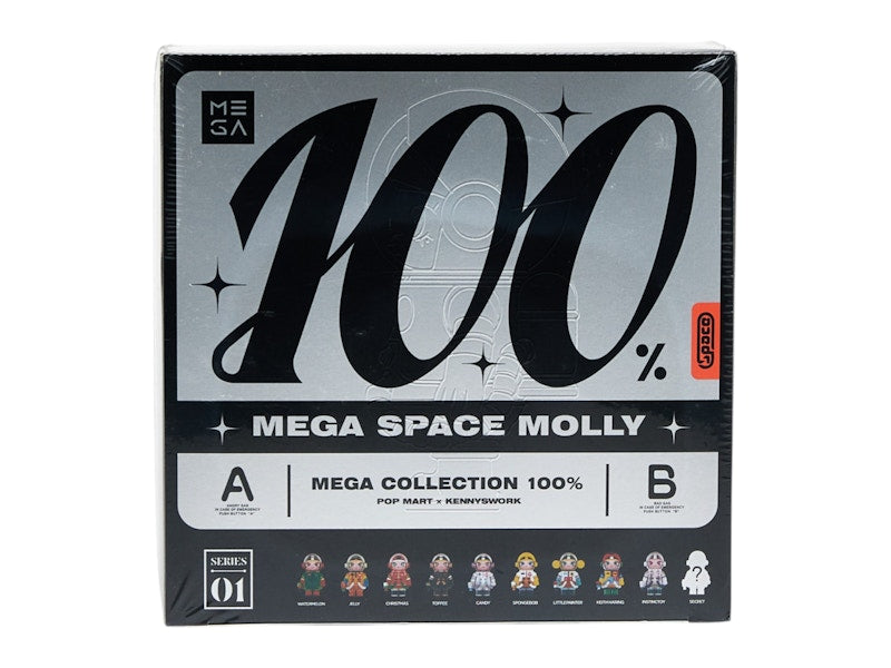 Pop Mart Mega Space Molly 100% Series 1 Sealed Case (9 Blind Box)