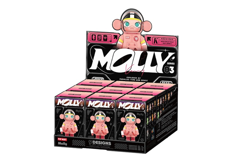 Pop Mart Mega Space Molly 100% Series 3 Sealed Case (9 Blind Box)