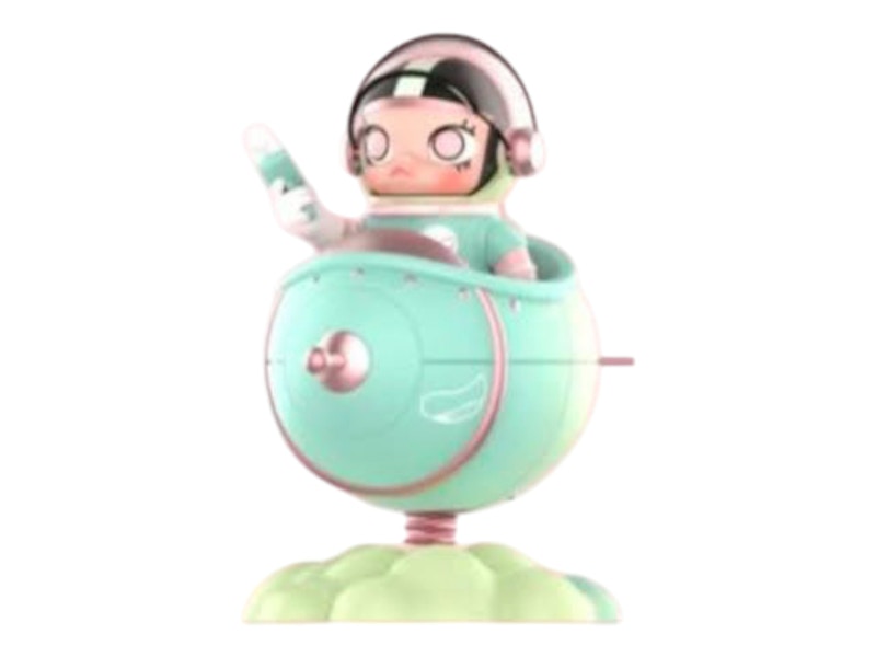 Pop Mart Mega Space Molly Blooming Series Lotus 100%