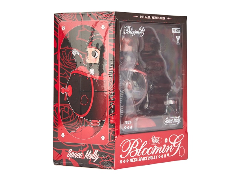 Pop Mart Mega Space Molly Blooming Series Rose 100%
