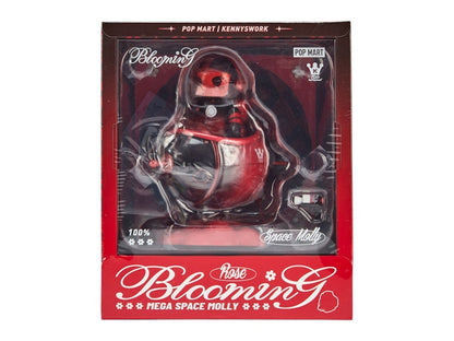Pop Mart Mega Space Molly Blooming Series Rose 100%