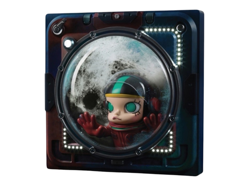 Pop Mart Mega Space Molly Hello Moon 3D Painting Figure