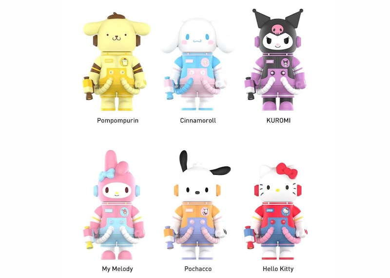 Pop Mart Mega Space Molly Sanrio Characters Series Sealed (6 Blind Boxes) 400%