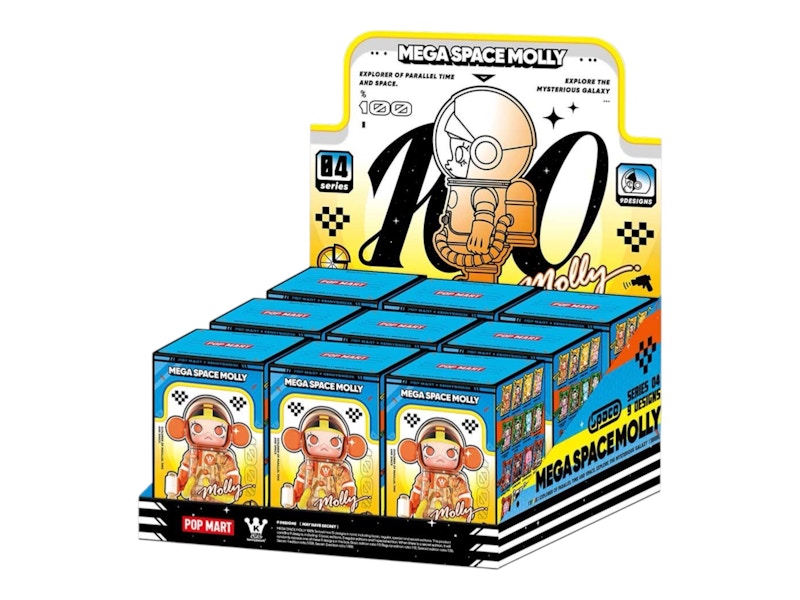 Pop Mart Mega Space Molly Series 4 100% Sealed Case (9 Blind Box)
