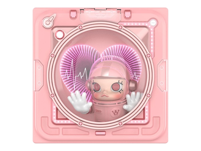 Pop Mart Mega Space Molly Smitten Love In Space 3D Painting
