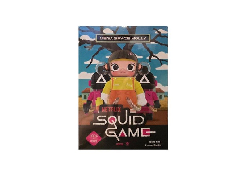Pop Mart Mega Space Molly Squid Game 100% & 400% Set Single Blind Box