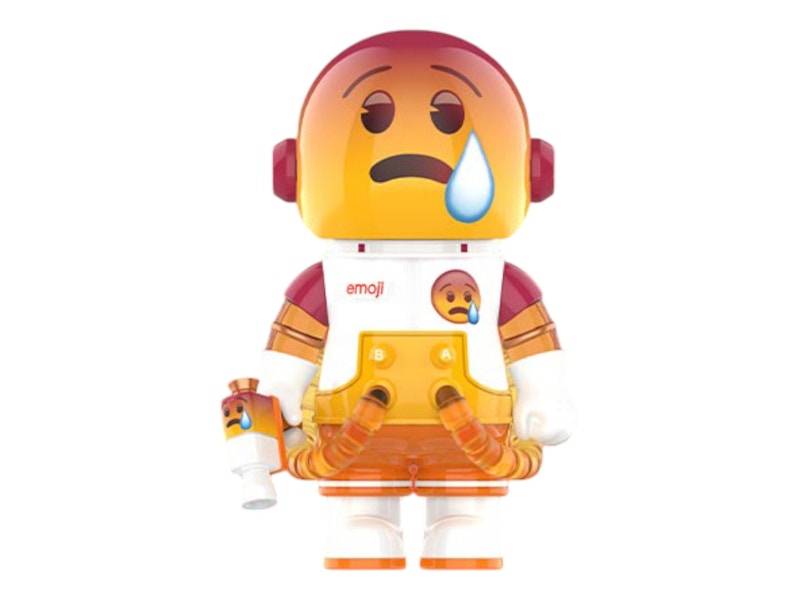 Pop Mart Mega Space Molly x emoji Series A Trying Situation 100%