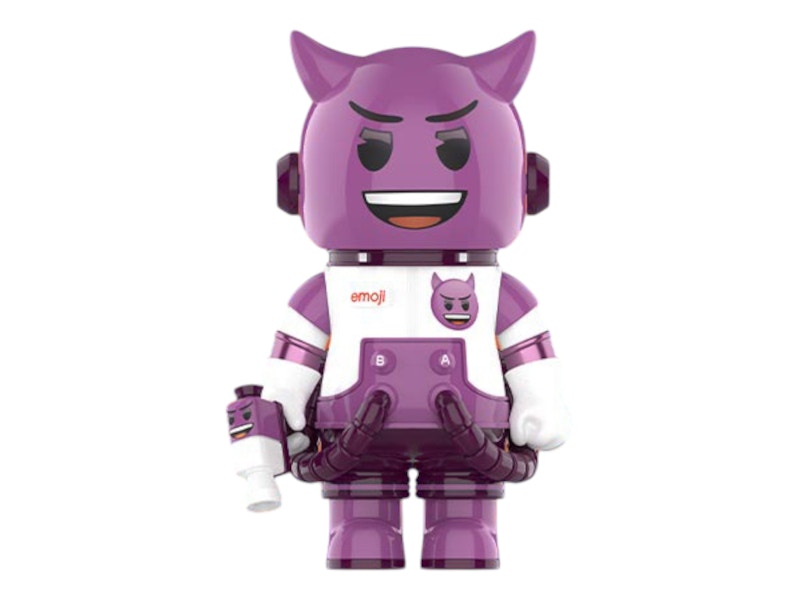 Pop Mart Mega Space Molly x emoji Series Lil Devil 100%