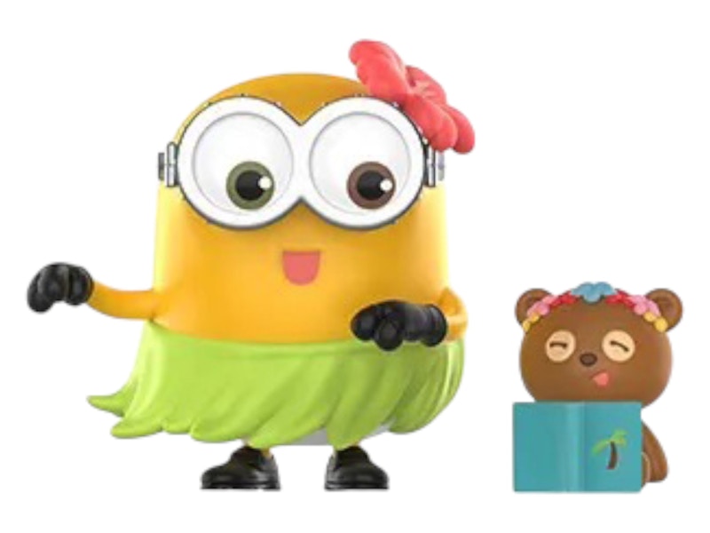 Pop Mart Minions Bedtime Stories by Bob and Tim Series Hula 101 Figure