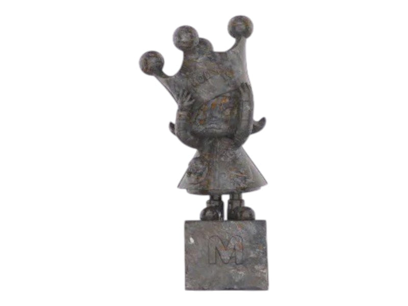Pop Mart Molly Anniversary Statues Classical Retro 2 Series MC Molly Black Stone (Secret Edition) Figure