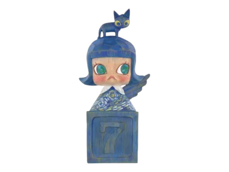 Pop Mart Molly Anniversary Statues Classical Retro 2 Series Molly V Salute to the Great Artists Figure