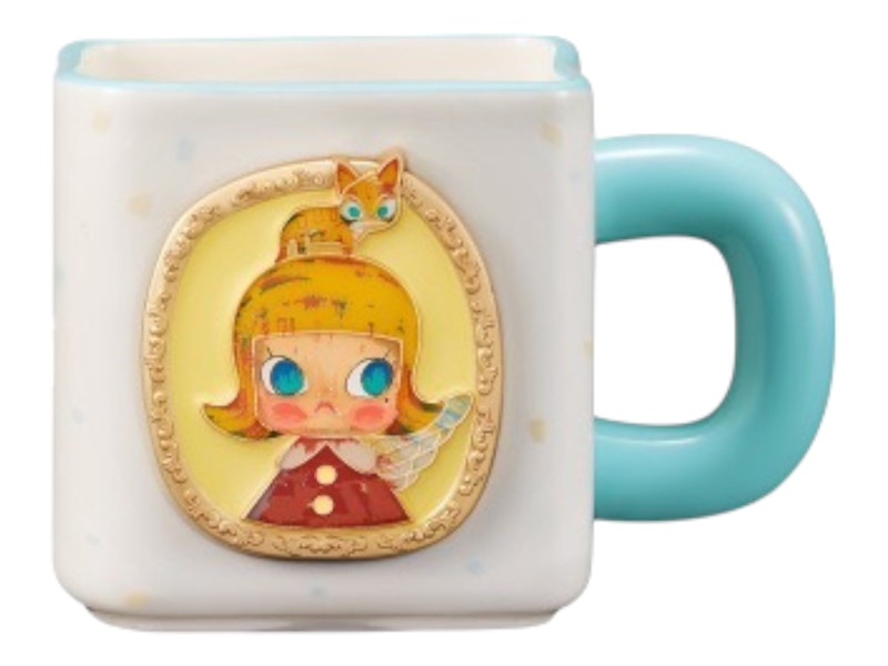 Pop Mart Molly Anniversary Statues Classical Retro 2 Series Picture Frame Cup