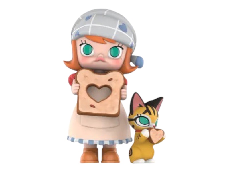 Pop Mart Molly Carb-Lover Series Heart to Heart Toast Figure