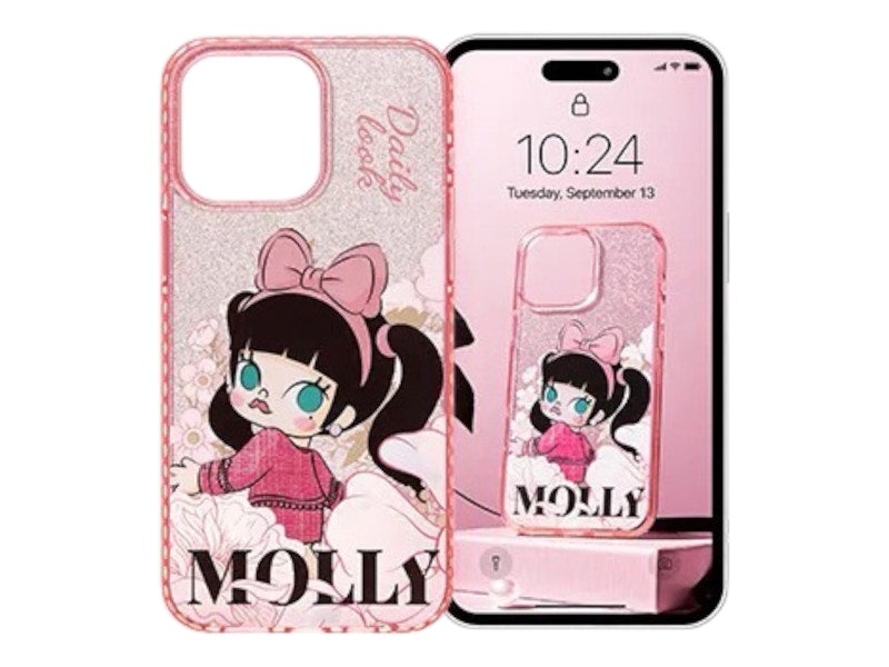 Pop Mart Molly Daily Look Series iPhone 15 Pro Max Case