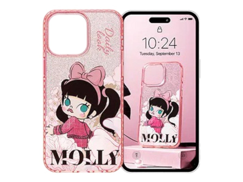 Pop Mart Molly Daily Look Series iPhone 16 Pro Case