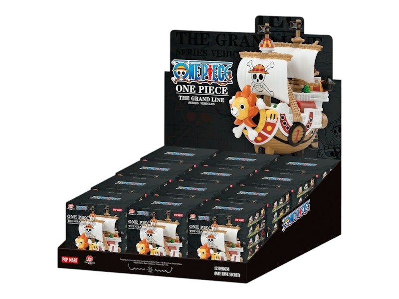 Pop Mart One Piece The Grand Line Series Vehicles Figure Sealed Case (12 Blind Box)