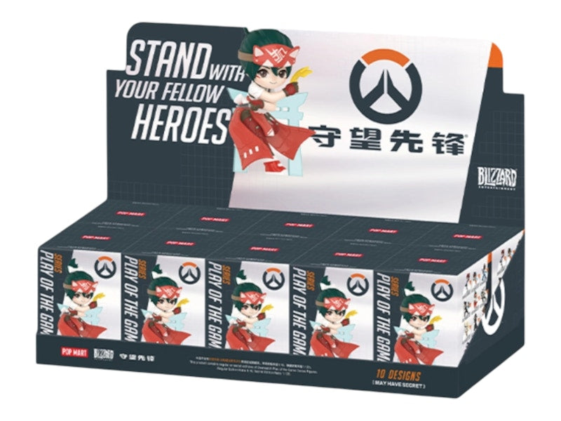Pop Mart Overwatch Play of the Game Series Figures Sealed Case (10 Blind Box)
