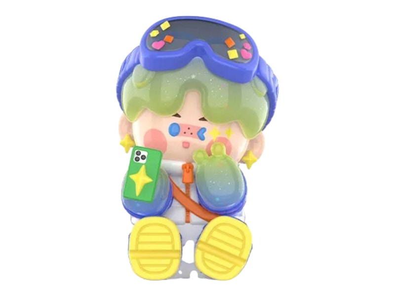 Pop Mart PINO JELLY Star Project Series Trading Card Shoot Figure