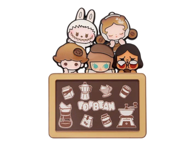 Pop Mart POP BEAN Coffee Factory Series Coffee Family Combo Secret Edition Fridge Magnet