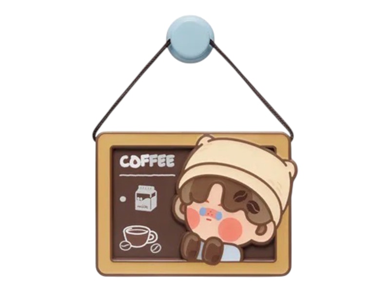 Pop Mart POP BEAN Coffee Factory Series PINO JELLY Milk Coffee Lover Fridge Magnet