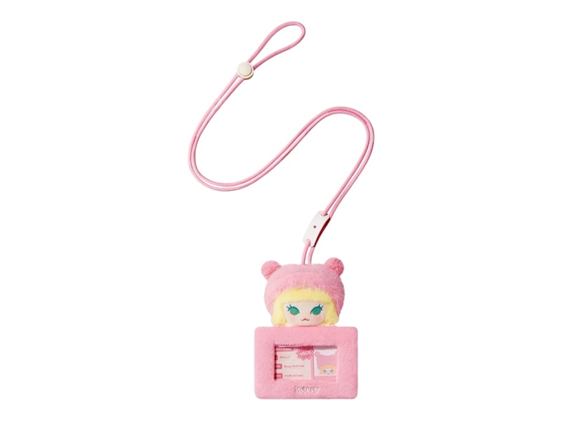 Pop Mart POP BEAN Fluffy & Cozy Series MOLLY Snug Knit Hat Card Holder Pendant