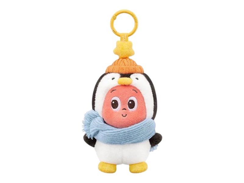Pop Mart POP BEAN Fluffy & Cozy Series Twinkle Twinkle Cozy Penguin Plush Pendant