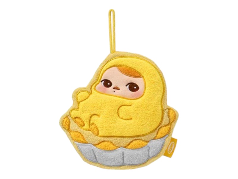 Pop Mart PUCKY Egg Beanie Series Egg Tart Hand Towel