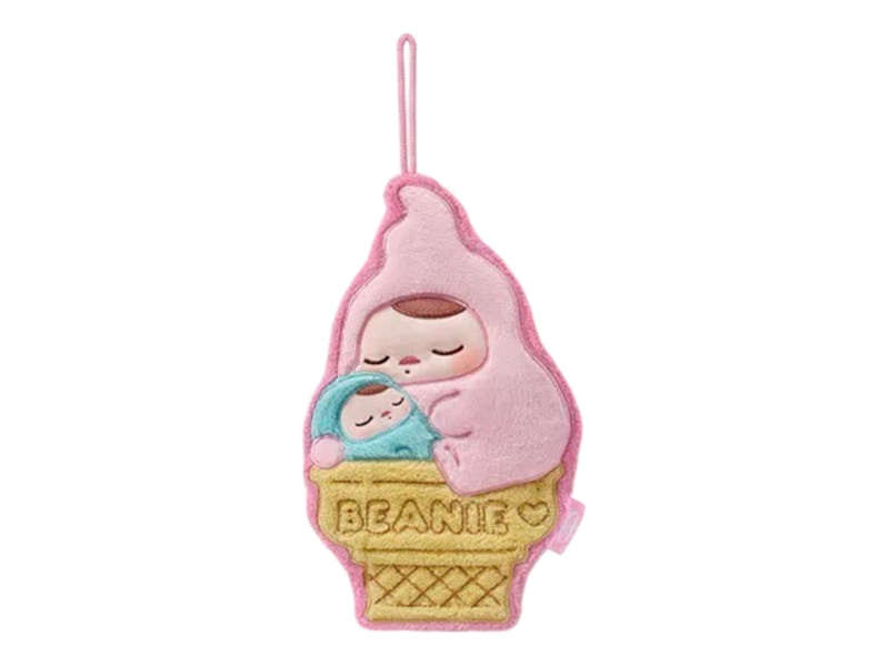 Pop Mart PUCKY Egg Beanie Series Egg Waffle Cone Hand Towel