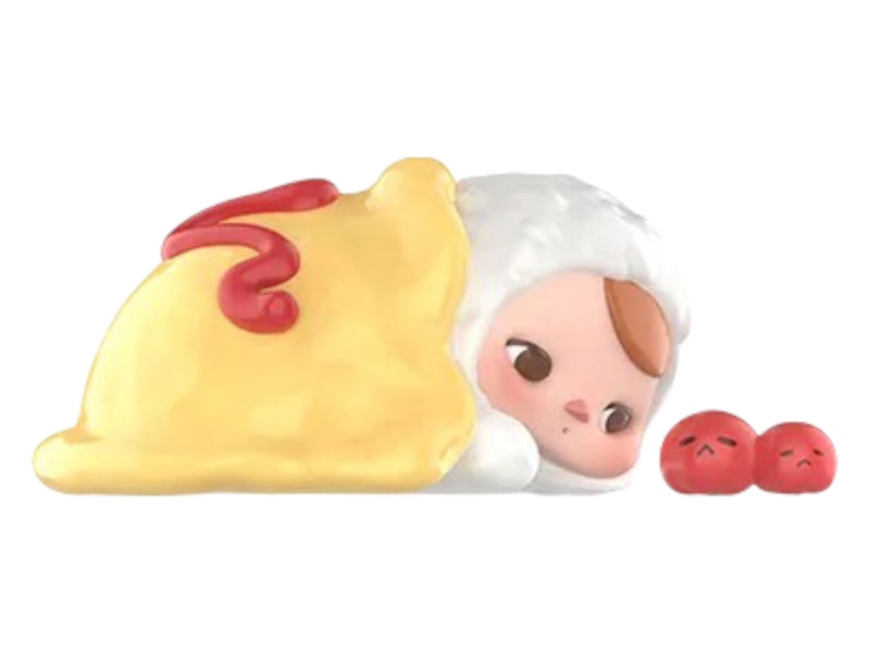 Pop Mart PUCKY Egg Beanie Series Omurice Figure