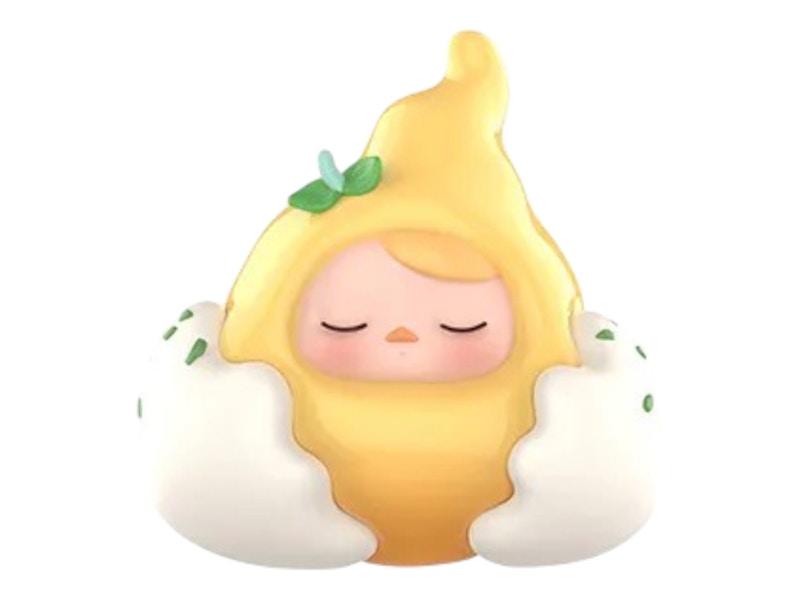 Pop Mart PUCKY Egg Beanie Series Poached Egg Figure