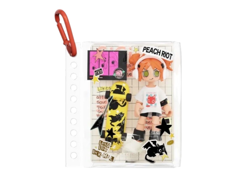 Pop Mart Peach Riot Carry The Music Series Pop Block Gigi SDCC Exclusive Pendant White/Red