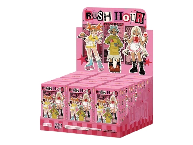 Pop Mart Peach Riot Rush Hour Series Figures Sealed Case (12 Blind Box)