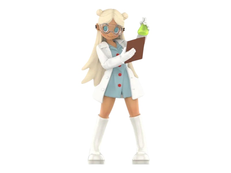 Pop Mart Peach Riot Rush Hour Series Poppy Scientist Figure