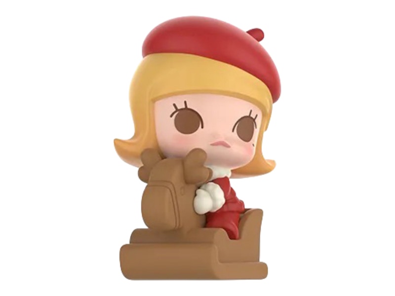 Pop Mart Pop Bean Winter Romance Series Molly Holiday Reindeer Figure