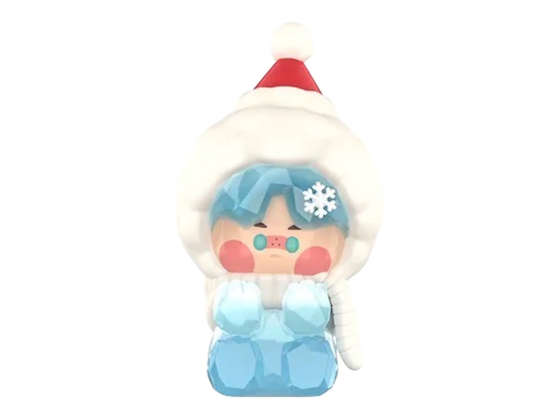 Pop Mart Pop Bean Winter Romance Series Pino Jelly Ice Sculpture Figure