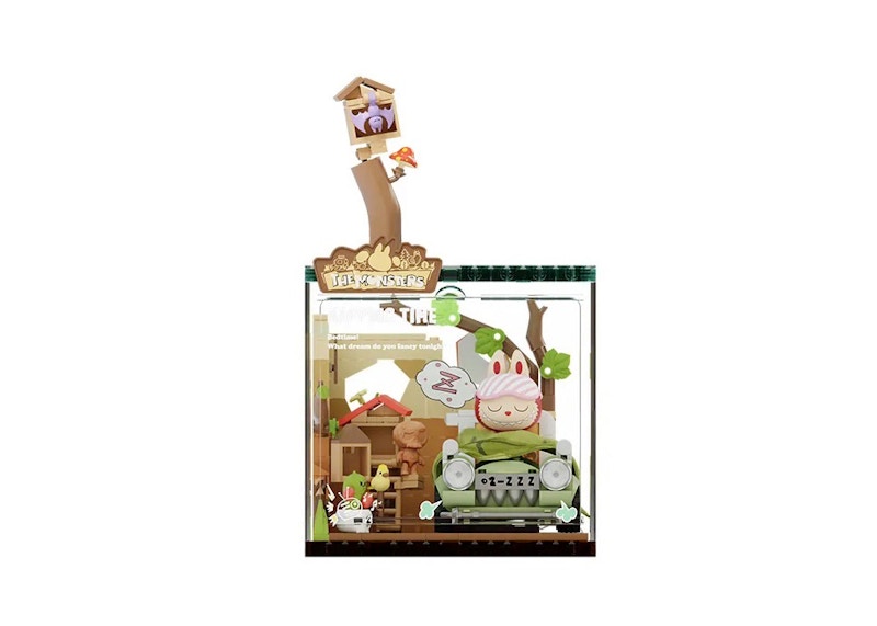 Pop Mart Pop Blocks Labubu The Monsters Forest Secret Base Series Blocks Part 2 Napping Time P10006 Block Figure
