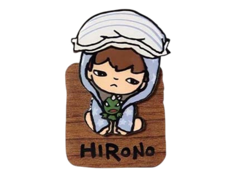 Pop Mart Pop Mart Hirono Echo Series Staying Up Fridge Magnet Clip