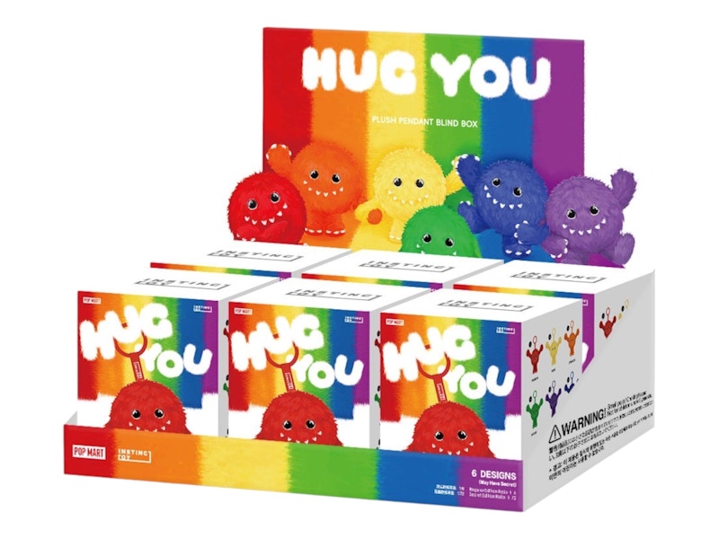 Pop Mart Instinctoy Hug You Series Plush Pendant Sealed Case (6 Blind Box)