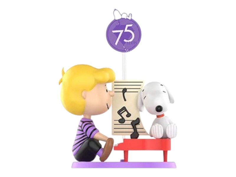 Pop Mart Peanuts 75th Anniversary Snoopy Comic Life Series Play the Tune Figure