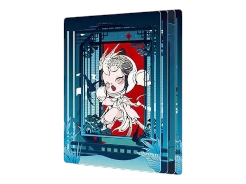 Pop Mart Pop Mart Skullpanda The Mirage Series The Frame Figures Art Collection Cards