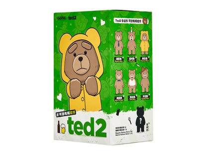 Pop Mart Pop Mart Ted2 Teddy Bear Action Plush Pendant Series Single Blind Box