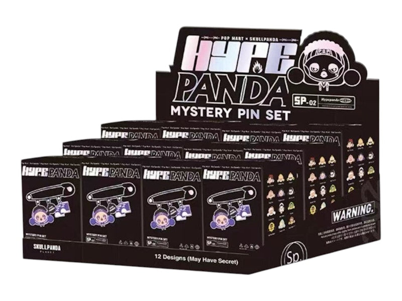 Pop Mart SKULLPANDA Hypepanda Series Pin Set Sealed Case (12 Blind Box)