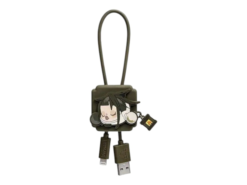Pop Mart SKULLPANDA The Ink Plum Blossom Series Line The Bamboo iPhone Cable